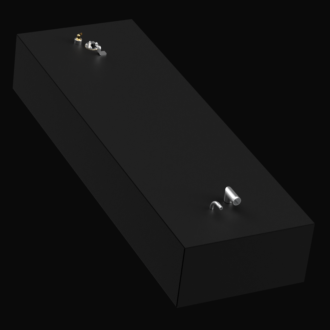 Pursuit 22 1999 fuel tank with 87-gallon capacity, ideal for efficient marine fuel storage