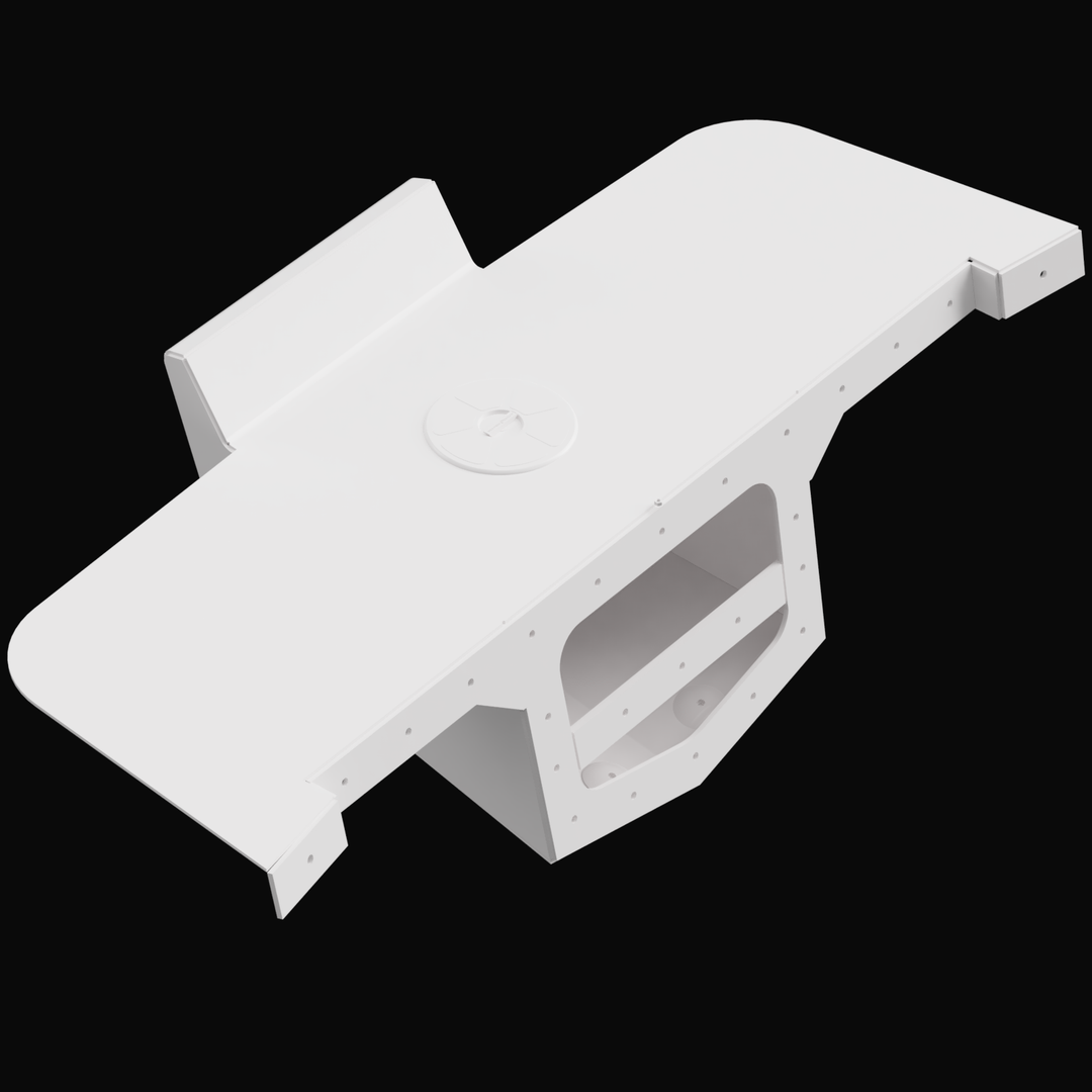 Whitewater 25' High Flotation Single Engine Bracket