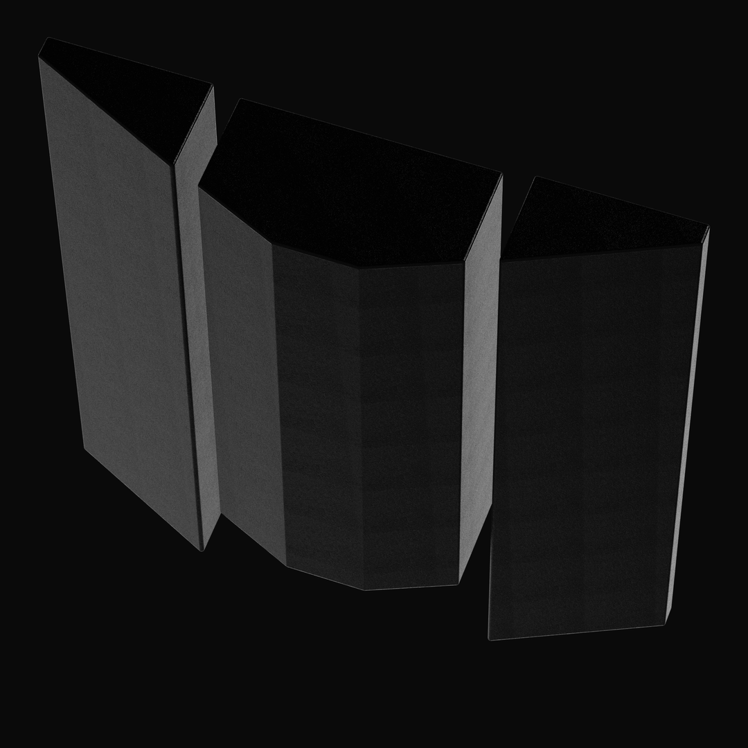Bottom-perspective view of the complete 3-tank replacement fuel system for a Yellowfin 34 (2007–2026), showcasing the precision-engineered V-bottom center tank and sloped port/starboard wing tanks. The image highlights the seamless, high-build Coal Tar Epoxy finish on heavy-duty .125" marine-grade aluminum, ensuring a guaranteed OEM fit and maximum corrosion protection for foamed-in offshore applications.