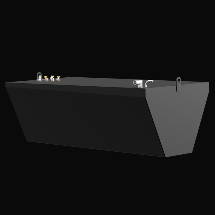 Bertram 28 with a 165-gallon Built to OEM Specs belly fuel tank, designed for offshore fishing with durable and efficient fuel storage