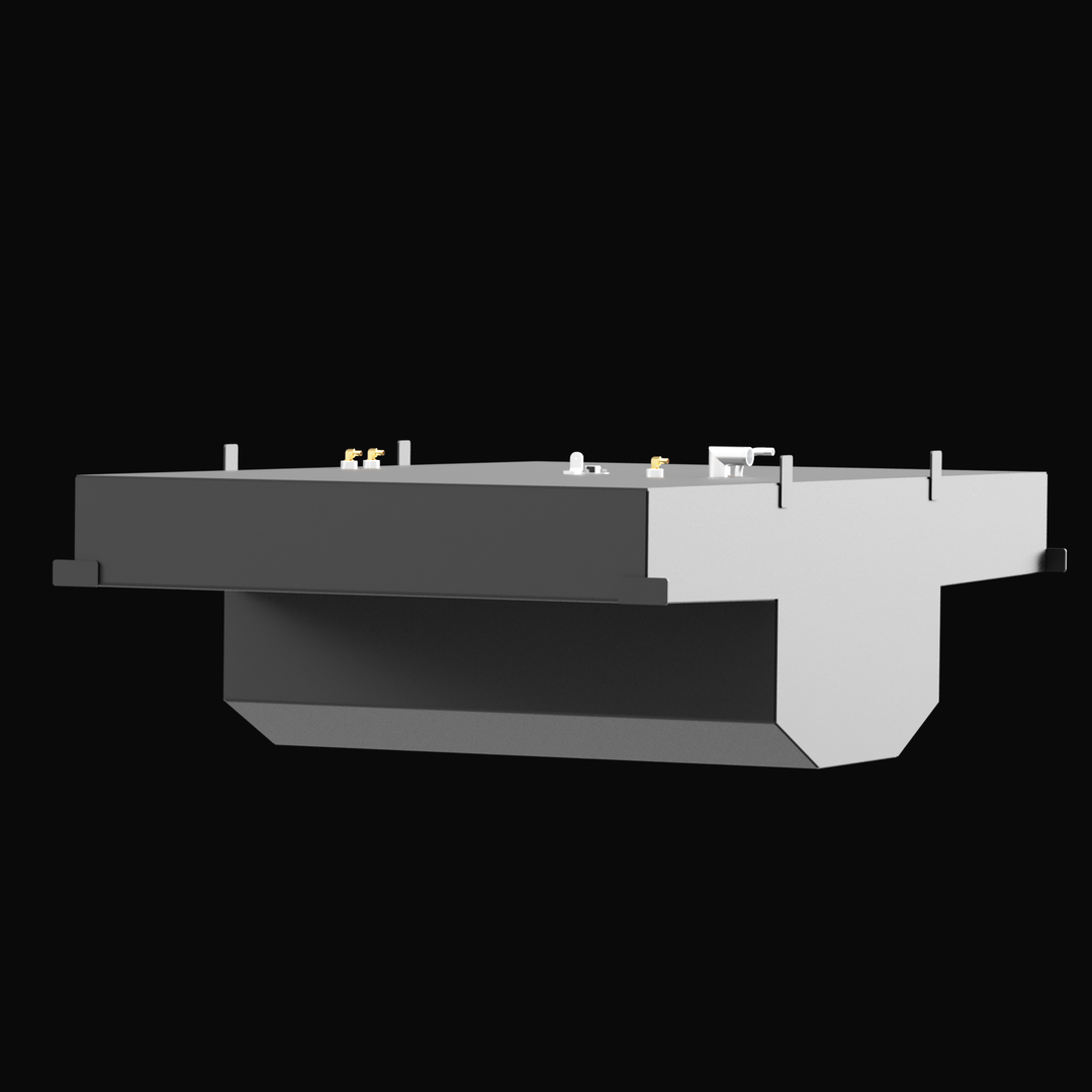 225-gallon Built to OEM Specs belly fuel tank designed specifically for the Bertram 31 model, featuring durable construction and a streamlined shape for optimal fit and performance