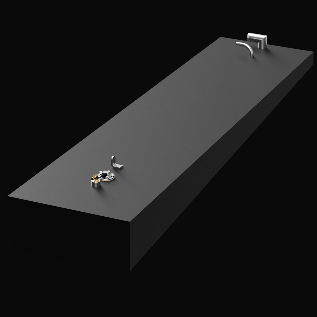 Intended for a fuel tank for a 2004 Cayman Range 191 boat, identified as version or unit "_3" (likely a 41-gallon capacity tank, consistent with previously specified items for this boat model). This marine fuel tank would typically be constructed from durable, marine-grade materials such as aluminum or cross-linked polyethylene, custom-shaped to fit optimally within the boat's hull structure. It would also be equipped with standard fittings for fuel fill, vent, engine supply, and fuel level monitoring.