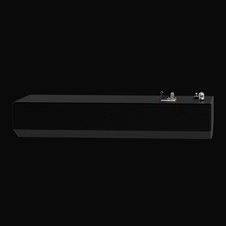 A side profile view of a 58-gallon OEM replacement fuel tank for a 2002 Chaparral 216 SSI, featuring a rugged black Coal Tar Epoxy finish. The image highlights the tank's specialized hull-conforming tapered bottom and top-mounted 316 stainless steel fill and vent tubes. Engineered from heavy-duty .190" marine-grade aluminum, this tank is built for a guaranteed 100% drop-in fit and maximum corrosion resistance.