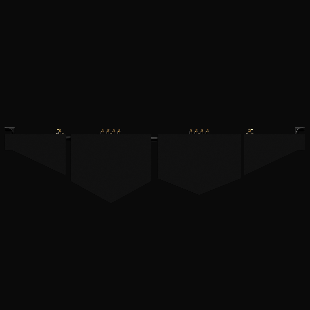 Intended for a 4-tank combination fuel system designed for a 1975 Cigarette 35' high-performance boat, boasting an exceptionally large total capacity of 888 gallons. This complex fuel system would typically comprise four individual tanks, custom-fabricated from marine-grade aluminum. These tanks would be engineered to integrate seamlessly within the boat's hull, optimizing space and maintaining proper weight distribution essential for performance vessels.