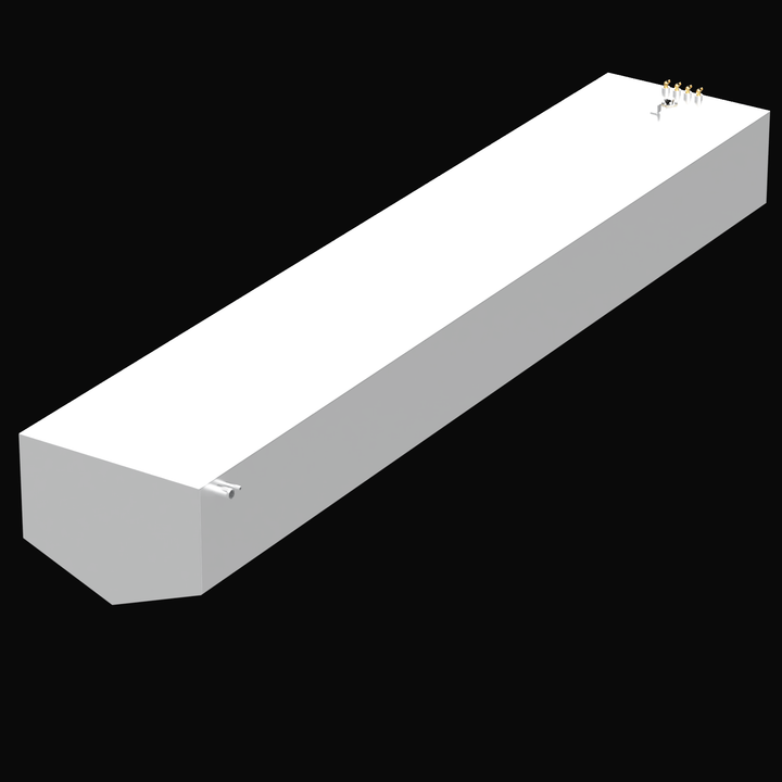 Intended for a 4-tank combination fuel system designed for a 1975 Cigarette 35' high-performance boat, boasting an exceptionally large total capacity of 888 gallons. This complex fuel system would typically comprise four individual tanks, custom-fabricated from marine-grade aluminum. These tanks would be engineered to integrate seamlessly within the boat's hull, optimizing space and maintaining proper weight distribution essential for performance vessels. 