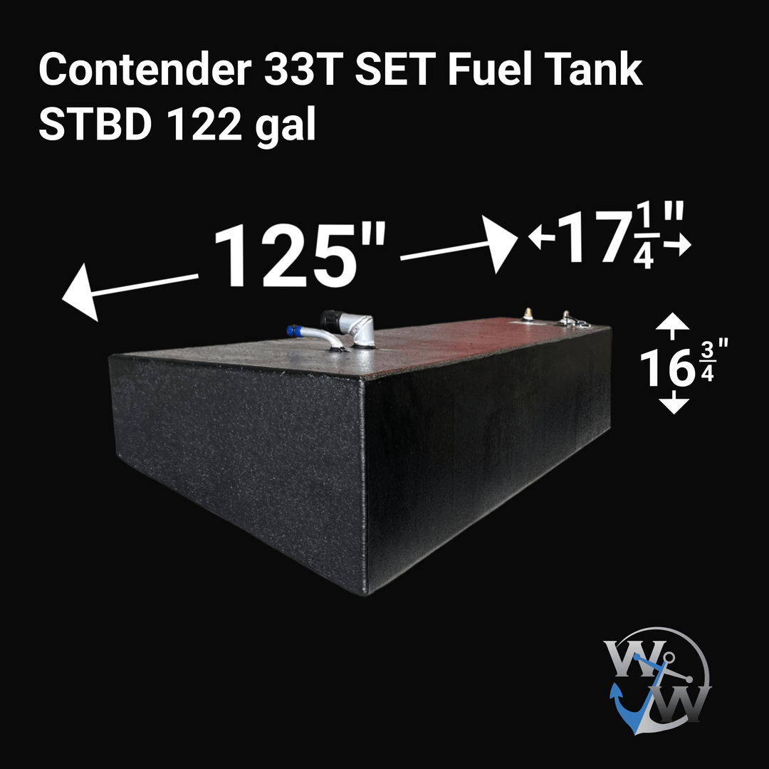 Contender 33T (NO WATER + EXTENDED MAIN)(485 Gal) Fuel Tank Set | OEM Replacement - Welding World, Inc.
