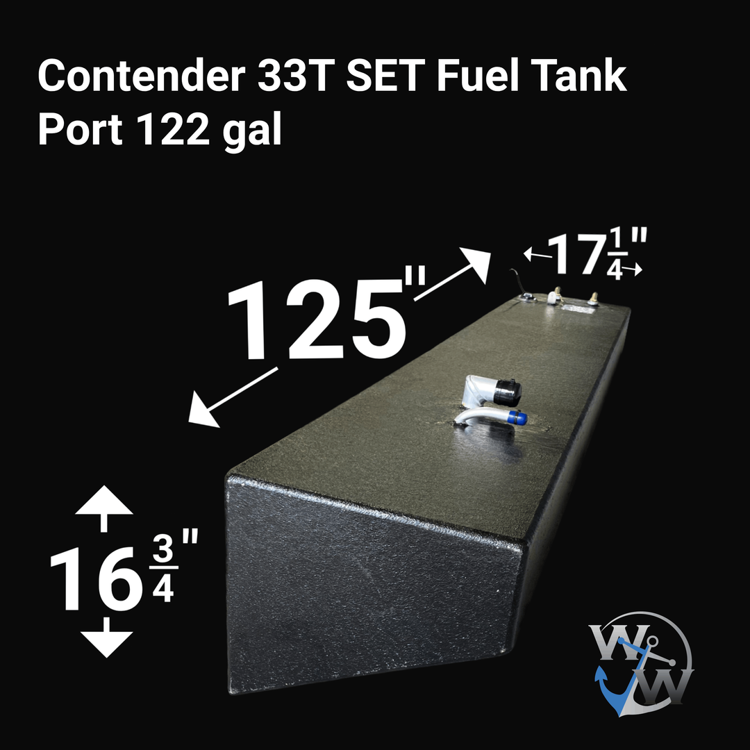 Contender 33T (NO WATER + EXTENDED MAIN)(485 Gal) Fuel Tank Set | OEM Replacement - Welding World, Inc.
