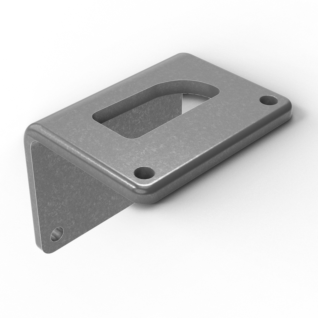 D3 - 7.5" x 5" x 3/8" Bent Grommet Pad (Left Side) - Welding World, Inc.