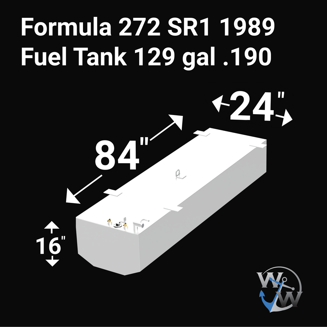 Formula 272 SR1 (1989) 129 Gal Fuel Tank | OEM Replacement - Welding World, Inc.