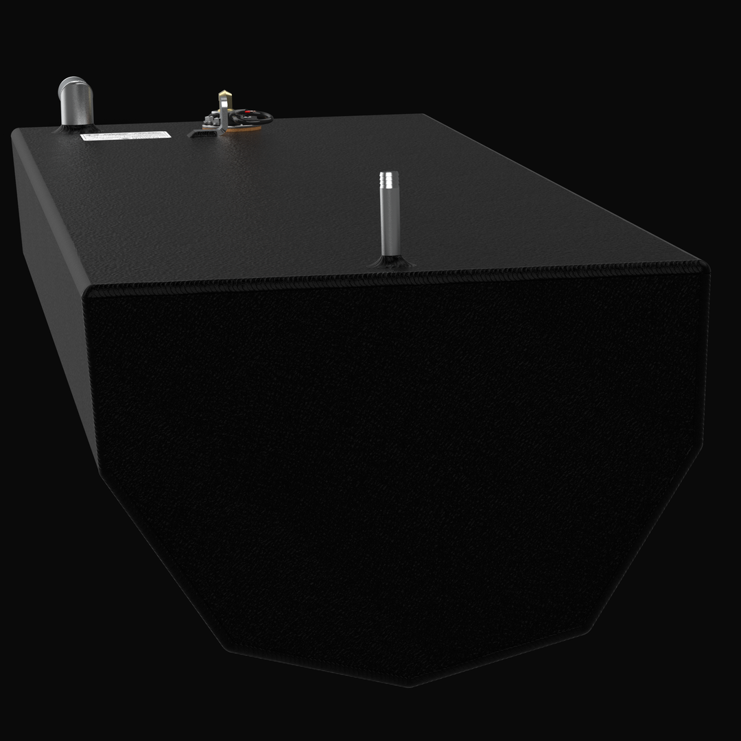Glacier Bay Island Runner 2270 fuel tank with 63-gallon capacity, aluminum OEM replacement designed for marine use