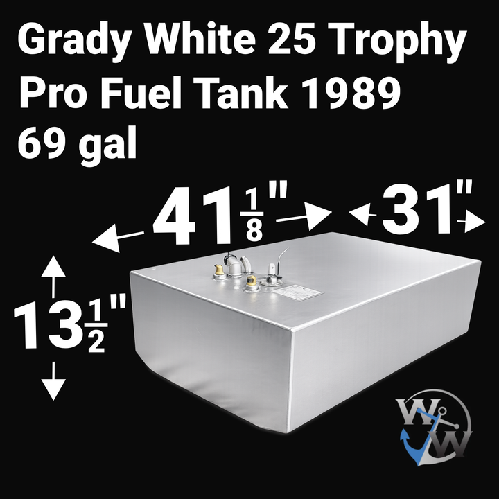 Grady White 25 Trophy Pro Fuel Tank (69 gal) | 1989 OEM Replacement