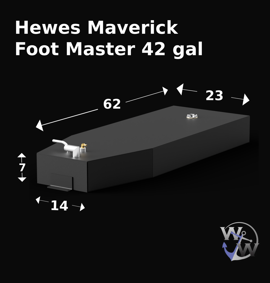 HEWES MAVERICK FOOT MASTER 42 GAL - Welding World, Inc.
