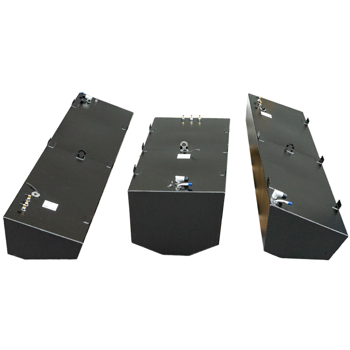 Hydra-Sport 33' 2008 3 Fuel Tank Combo Kit  - 1 Belly (160 gal.) & 2 Saddle (96 gal.) Tanks | OEM Replacement