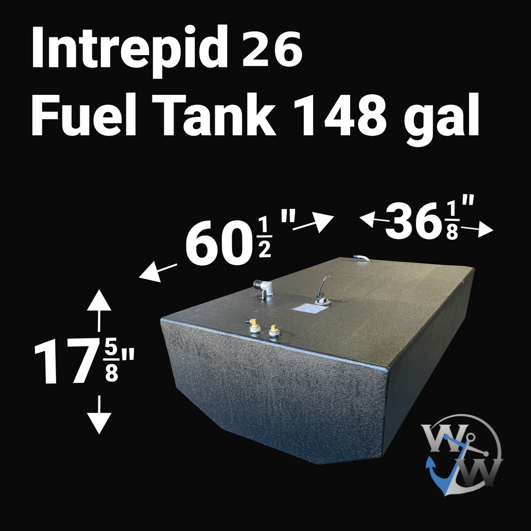 Intrepid 26 Fuel Tank (148 gal) Aux (33 gal) | OEM Replacement