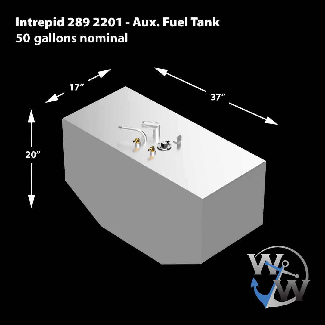 Intrepid 289 - 2001 2-Tandem Fuel Tanks Combo (195 & 50 gal.) | OEM Replacement
