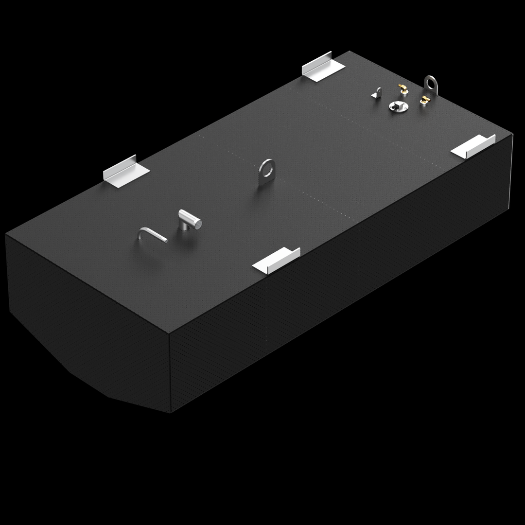Mako 253 Walkaround 2002 - 140 gal. - Belly Fuel Tank | OEM Replacement - Welding World, Inc.