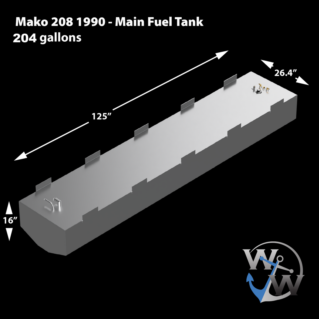 Baja 280 1990 - 204 gal. OEM replacement belly fuel tank - Short version