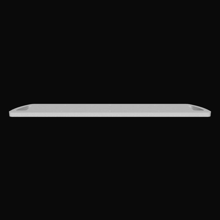 0152 1/2" Thick 22.5" x 4" D-Pipe Aluminum Welding Pad - Interactive 3D Model