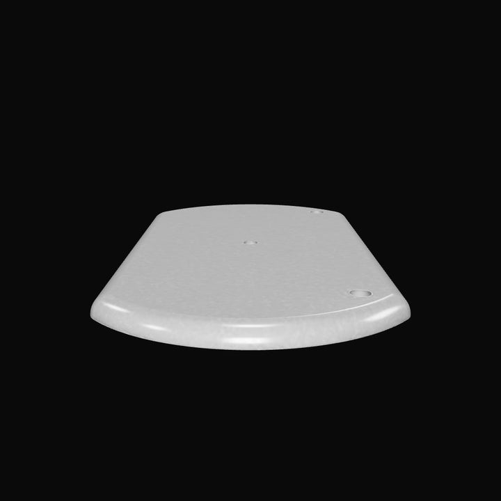 0171 3/8" 6" x 10" Oblong Aluminum Grommet Pad - Interactive 3D Model