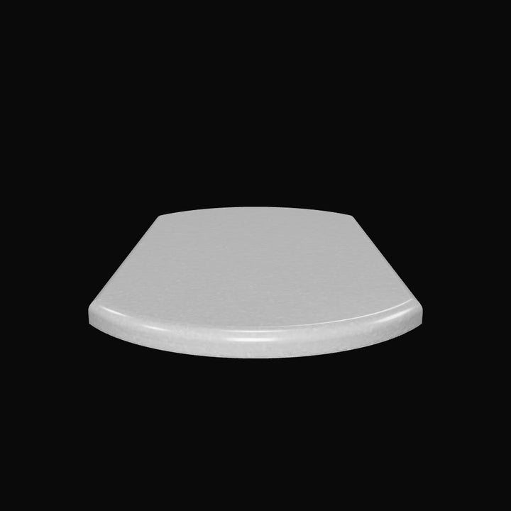 0172 3/8" 5" x 9" Oblong Aluminum Fabrication Pad - Interactive 3D Model