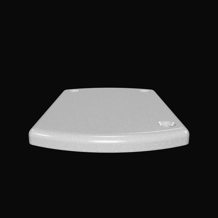 3.75" x 6" Aluminum CS Pad - Left Side | 3/8" Thick | Marine Grade 6061-T6