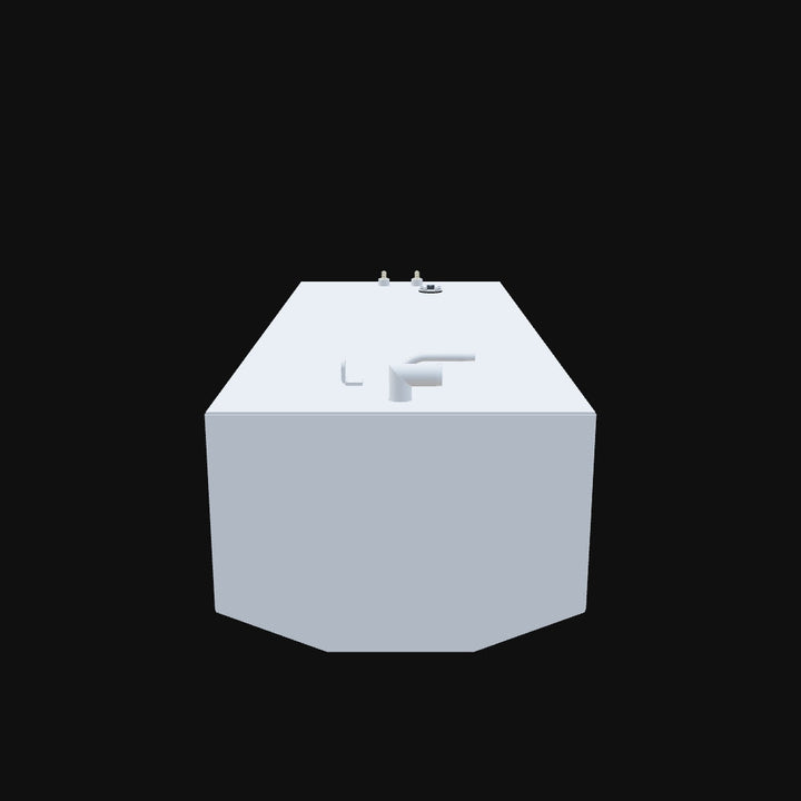 3d model of a Contender 27 Fuel Tank with a capacity of 271.26 gallons, designed for extended range and optimal performance