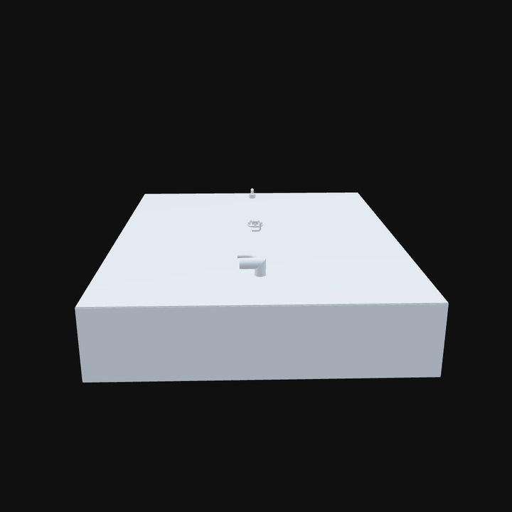 A 3D model of a GOLDLINE 26' fuel tank with 106-gallon capacity, designed for dependable marine fuel storage