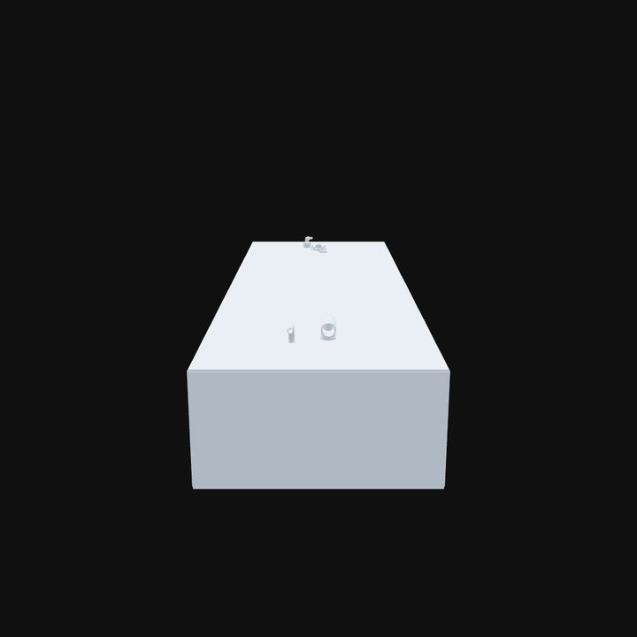 A 3D model of a Pursuit 22 1999 fuel tank with 87-gallon capacity, ideal for efficient marine fuel storage