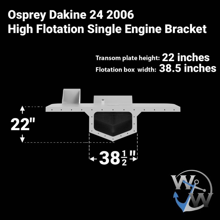 Osprey Dakine 24 2006 High Flotation Single Engine Bracket