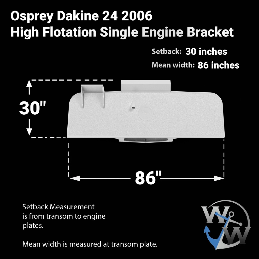 Osprey Dakine 24 2006 High Flotation Single Engine Bracket