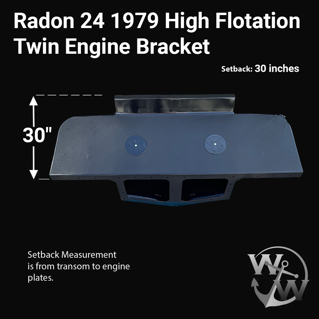 Radon 24 1979 High Flotation Twin Engine Bracket