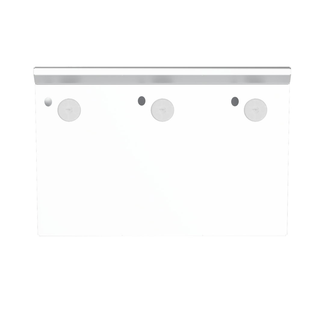 Regal 38 Commodore High Flotation Triple Engine Bracket, featuring a sleek design with two mounting holes, set against a transparent background