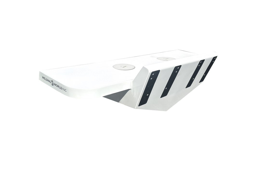 Robalo 2520 95 High Flotation Twin Engine Bracket, featuring a sleek white design with multiple mounting plates for secure engine attachment, displayed against a transparent background