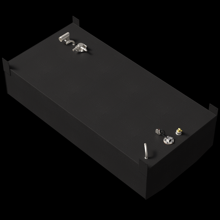 SeaFox 228 Commander Built to OEM Specs fuel tank with 90-gallon nominal capacity, designed for marine reliability