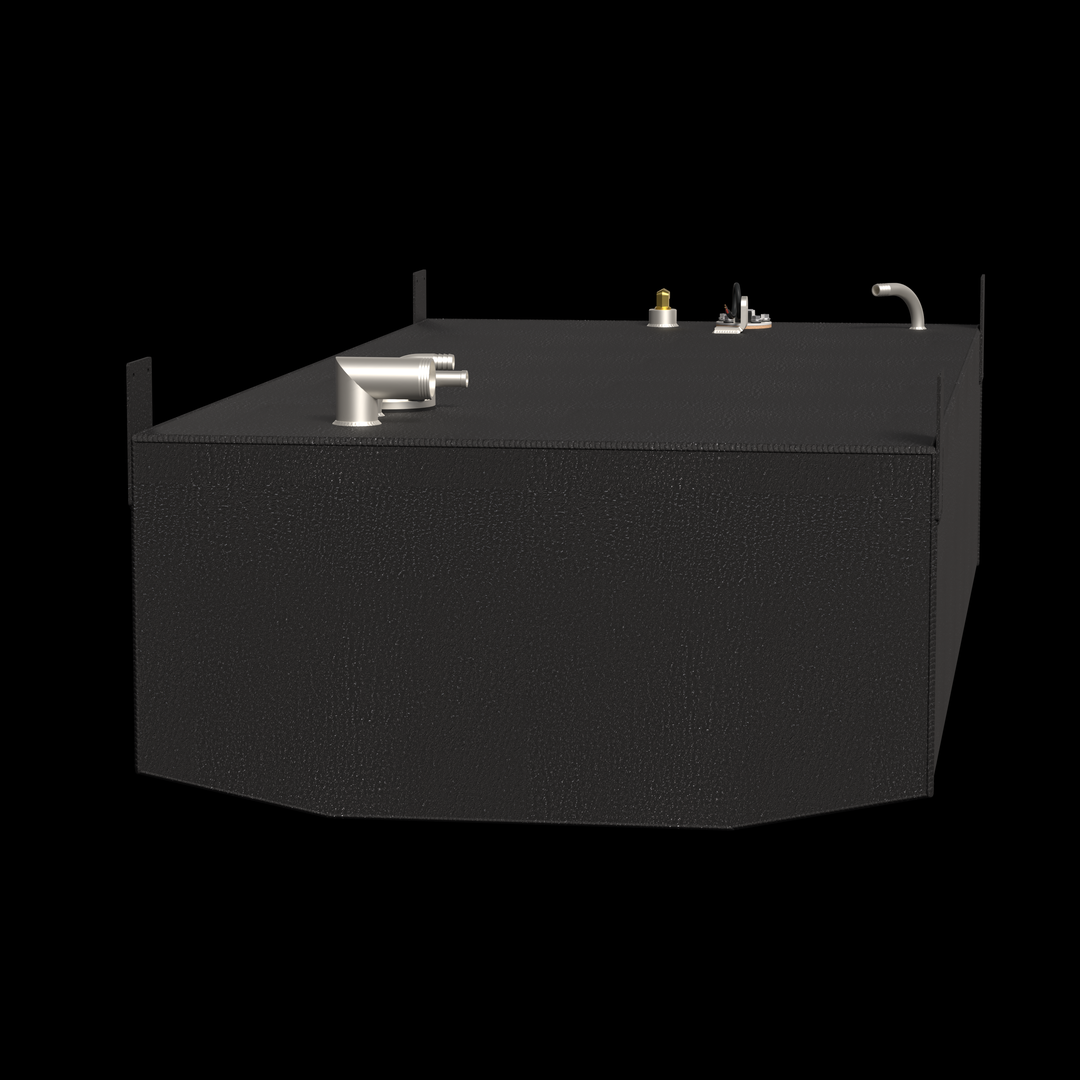 SeaFox 228 Commander Built to OEM Specs fuel tank with 90-gallon nominal capacity, designed for marine reliability