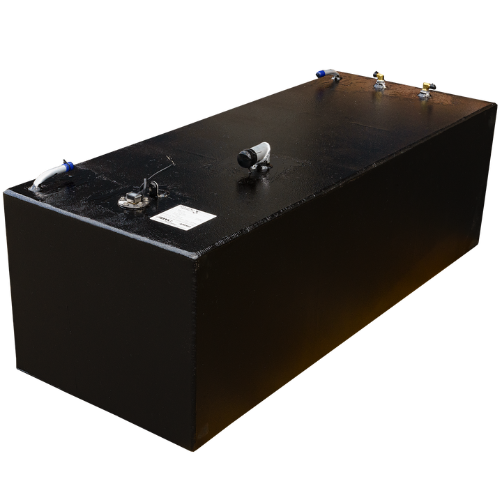 OEM replacement fuel tank kit for SeaVee 26' boat, featuring a dual-tank combo with capacities of 100 gallons and 33 gallons, designed for optimal performance and durability
