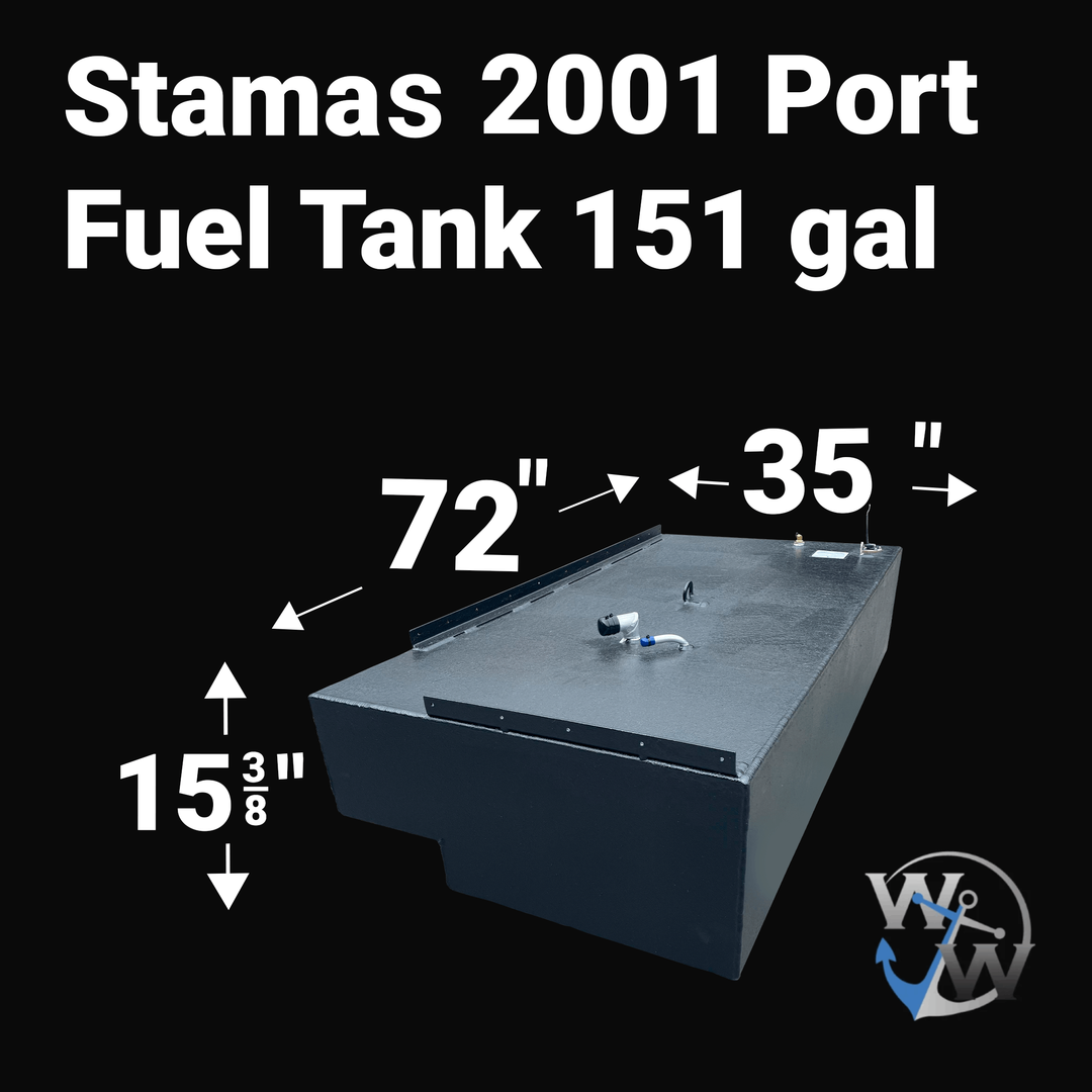 Stamas 33 Fuel Tank PORT/STBD (151 Gal ea.) | 2001 OEM Replacement