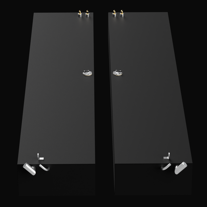 Intended for a Sundance 26' port and starboard fuel tank system, identified as ".net_6", where each of the two tanks has a capacity of 79 gallons (resulting in a total fuel capacity of 158 gallons). This system would typically consist of two separate marine-grade aluminum tanks, custom-fabricated to fit the port and starboard sides of the boat's hull. Each tank would be equipped with the necessary fittings for fuel fill, venting, engine supply, and fuel level sending units.