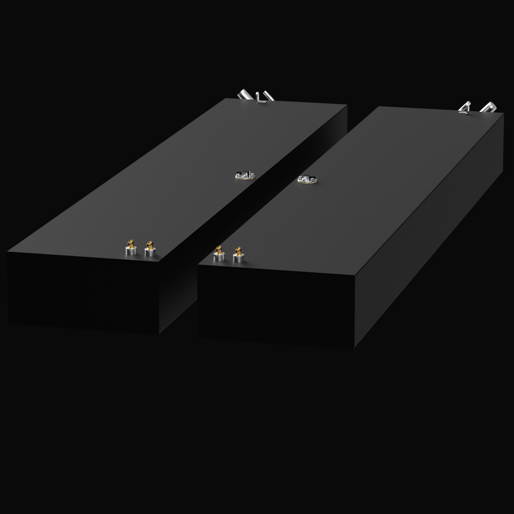 Intended for a port and starboard fuel tank system for a Sundance Marine 26' boat, offering a combined capacity of 158 gallons. This system would typically comprise two separate tanks, likely custom-fabricated from marine-grade aluminum to individually fit the port and starboard sides of the boat's hull. Each tank would be equipped with the necessary fittings for fuel fill, venting, engine supply, and fuel level sending units. (Note: The image provided for this item was entirely black and did not 