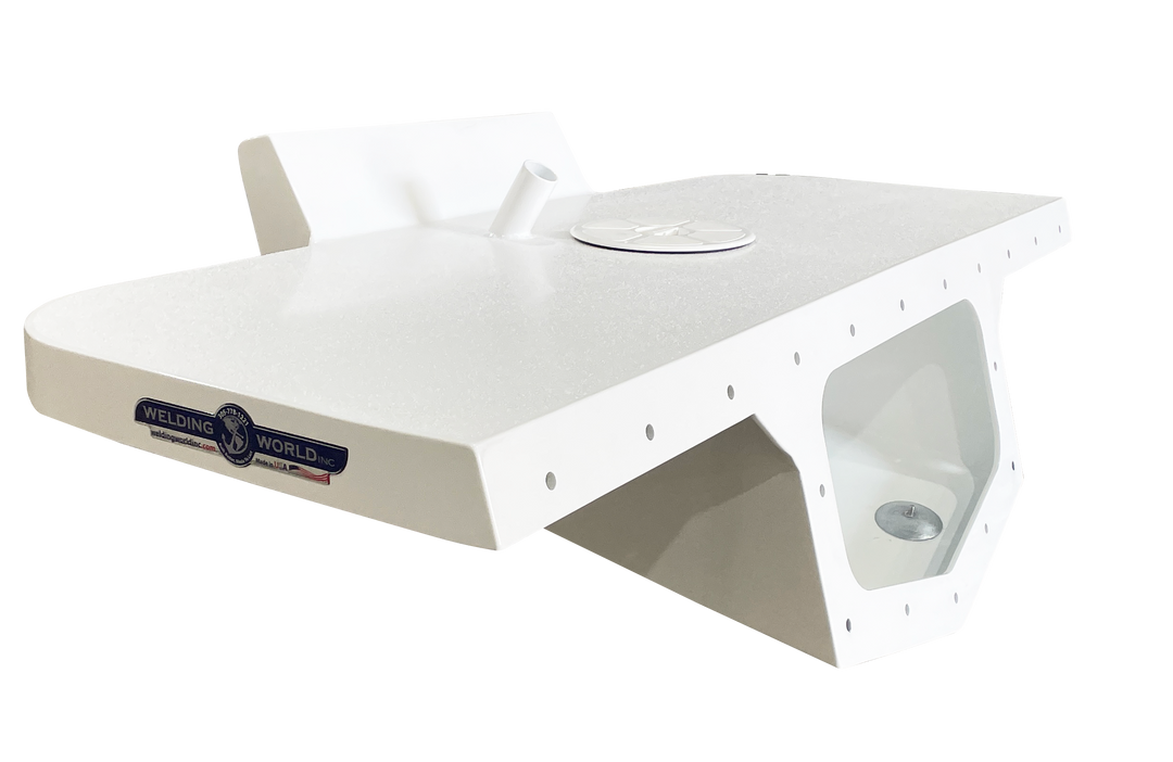 TideWater 216cc (2014) High Flotation Single Engine Bracket - Welding World, Inc.