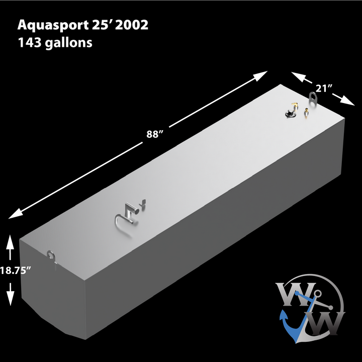 Aquasport 25' 2002 - 143 gallon Fuel Tank