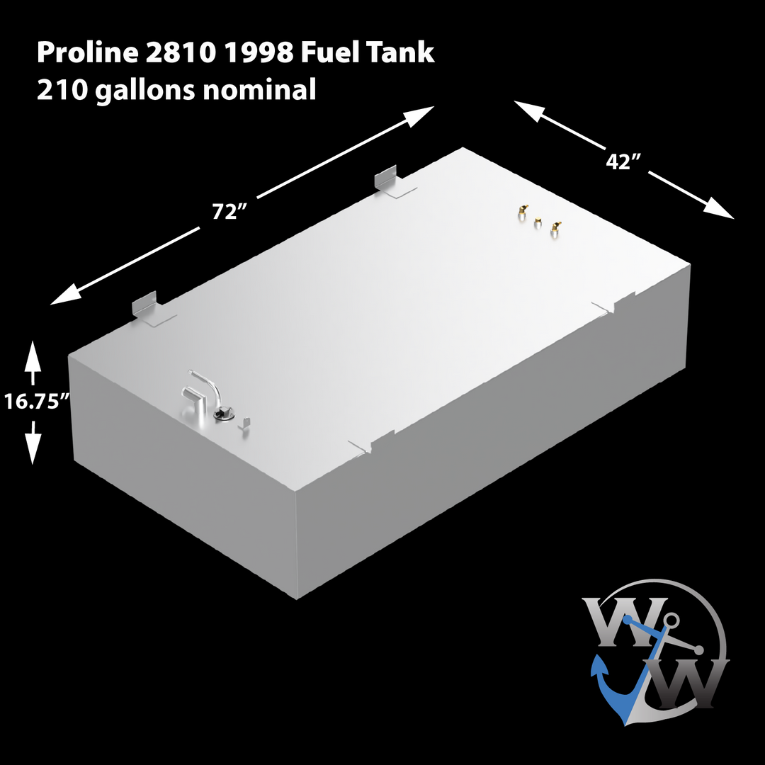 Proline 2810 1998 210 gal. OEM replacement fuel tank