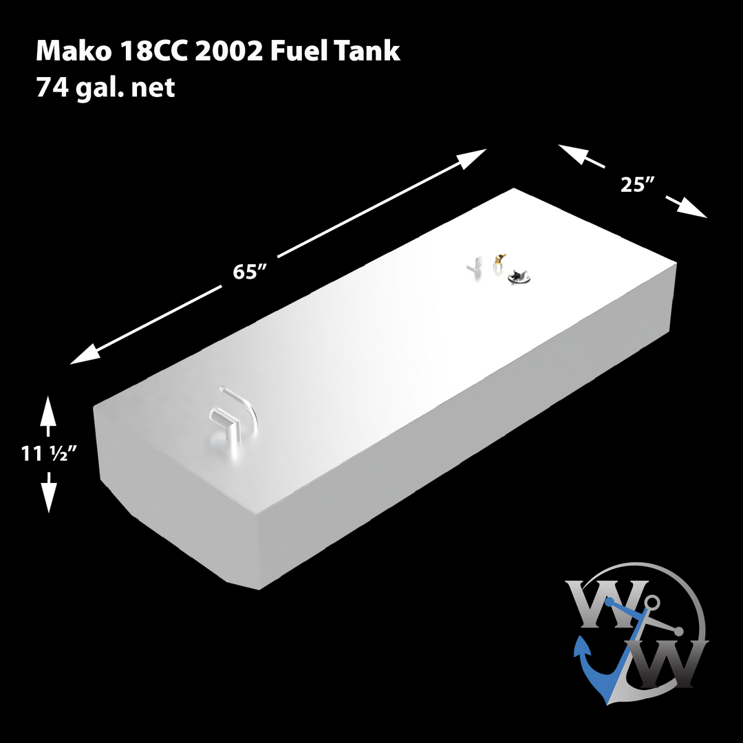 Mako 18CC 2002 - 74 gallon OEM Replacement Fuel Tank