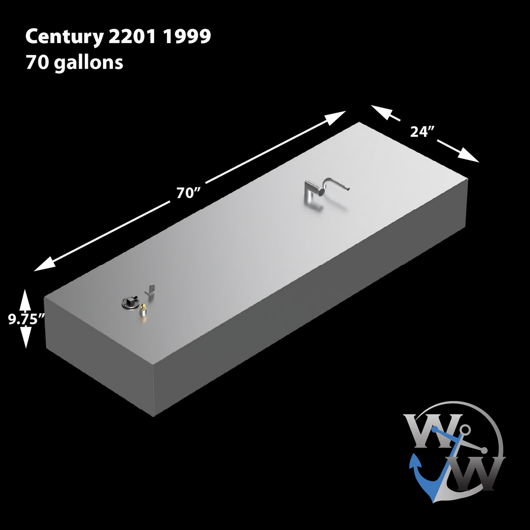 Century Boats 2201 - 1999 - 70 gal. OEM Replacement Fuel Tank