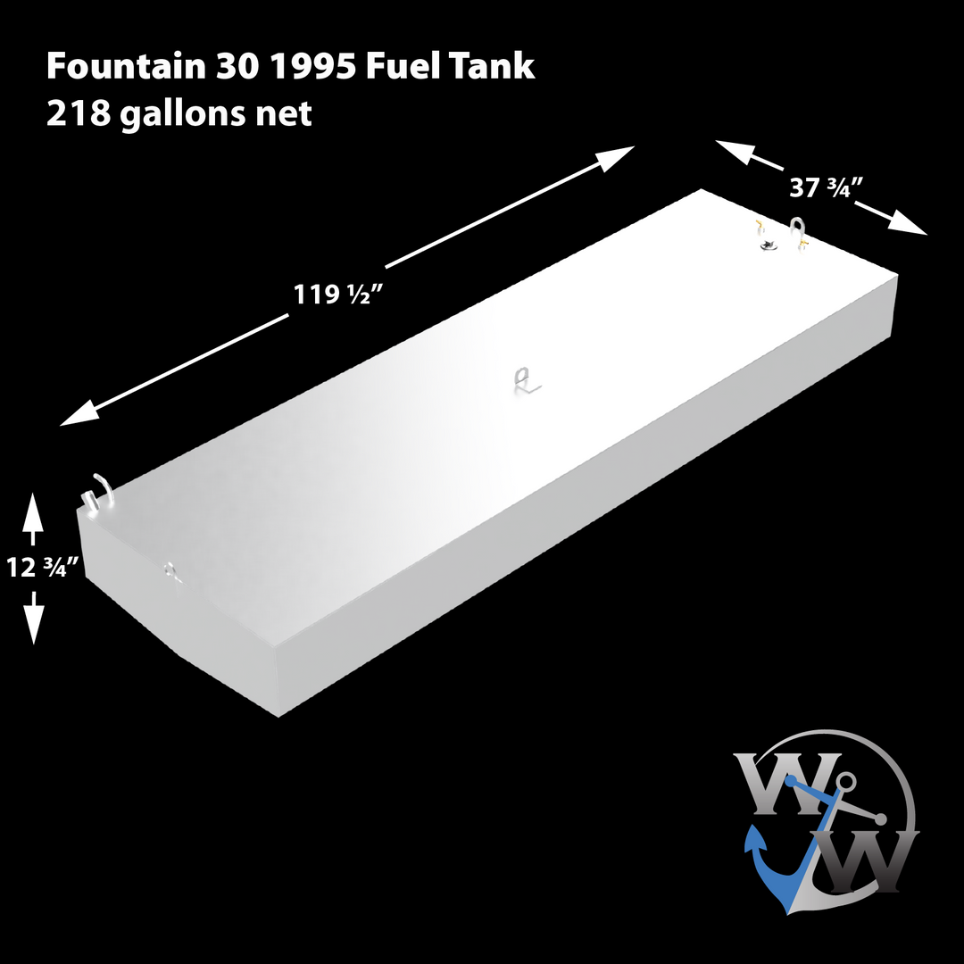 Fountain 30 1995 - 218 gal. net OEM Replacement Fuel Tank