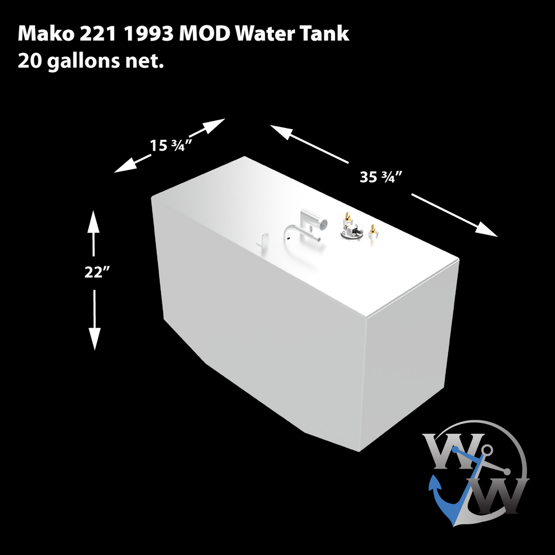 Intrepid 33' - 248 & 51 gal. 2-Tank Combo OEM Replacement Belly Fuel Tanks