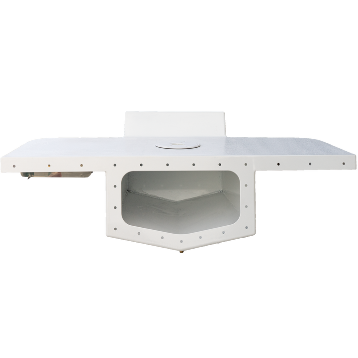 Standard High Flotation Single Outboard Engine Bracket - 14° Transom