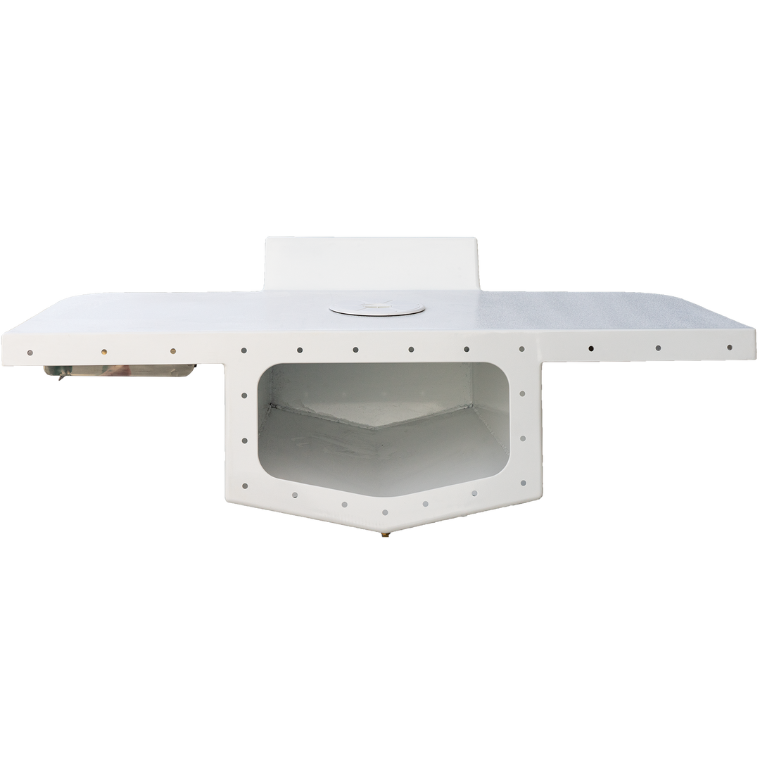 Standard High Flotation Single Outboard Engine Bracket - 13° Transom