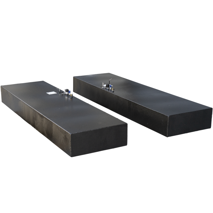 Twin Vee 260 Plastic to Aluminun Conversion Saddle Fuel Tank Combo Kit (2 x 75 gal. net) | OEM Replacement - Welding World, Inc.