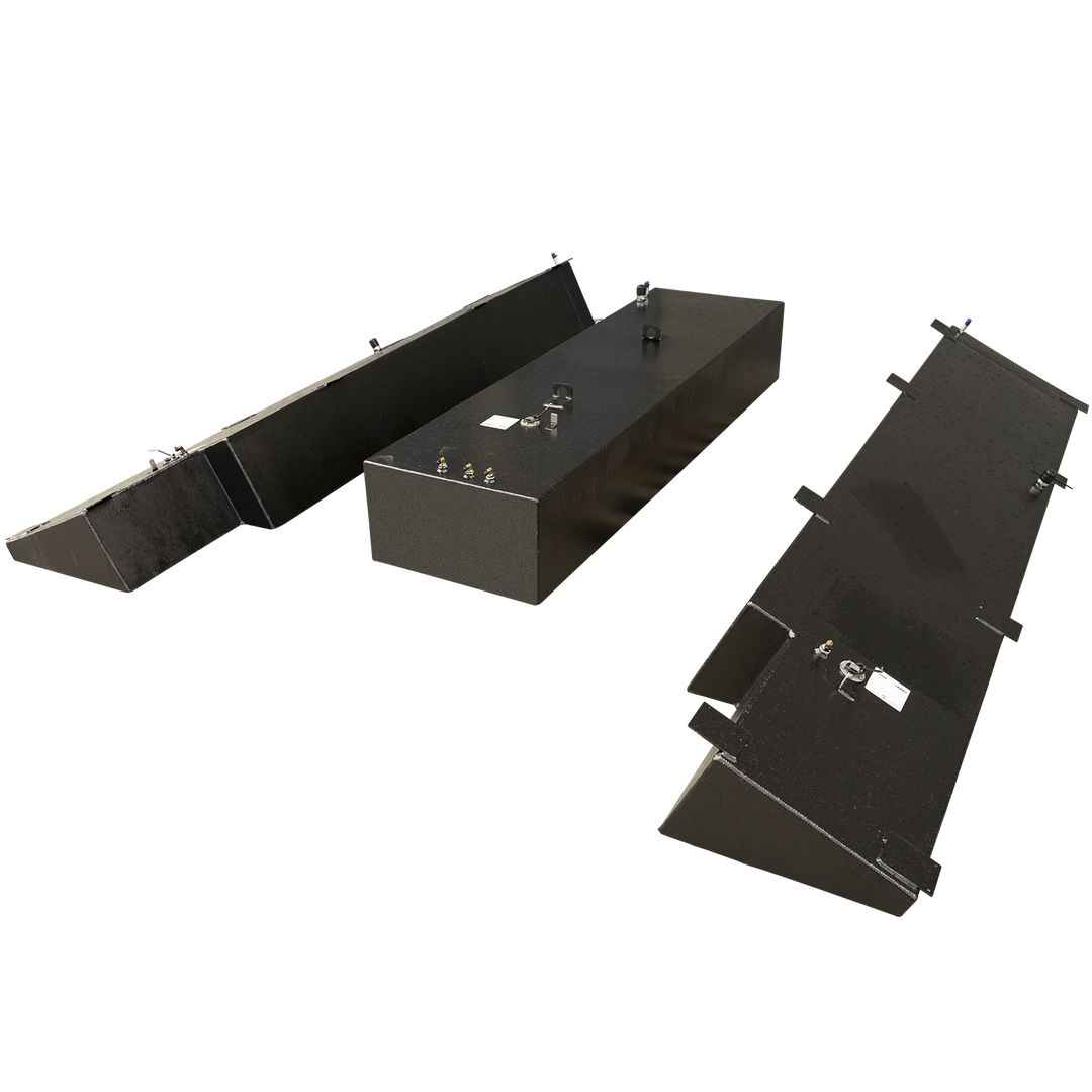 Yellowfin 34 2008 - 3-Tank Combo Kit  - 1 Belly (151 gal.) and 2 Saddle Tanks (112 gal.) each | OEM Replacement - Welding World, Inc.